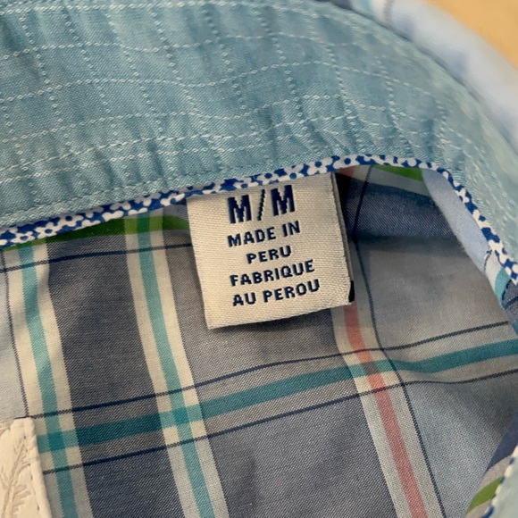 Tommy Bahama Men’s Plaid Newport Coast Button Down Shirt. - Picture 6 of 9